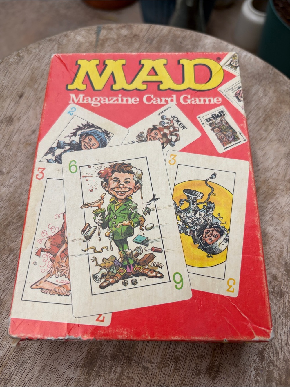 Mad Magazine vintage Card Game - Red Cover